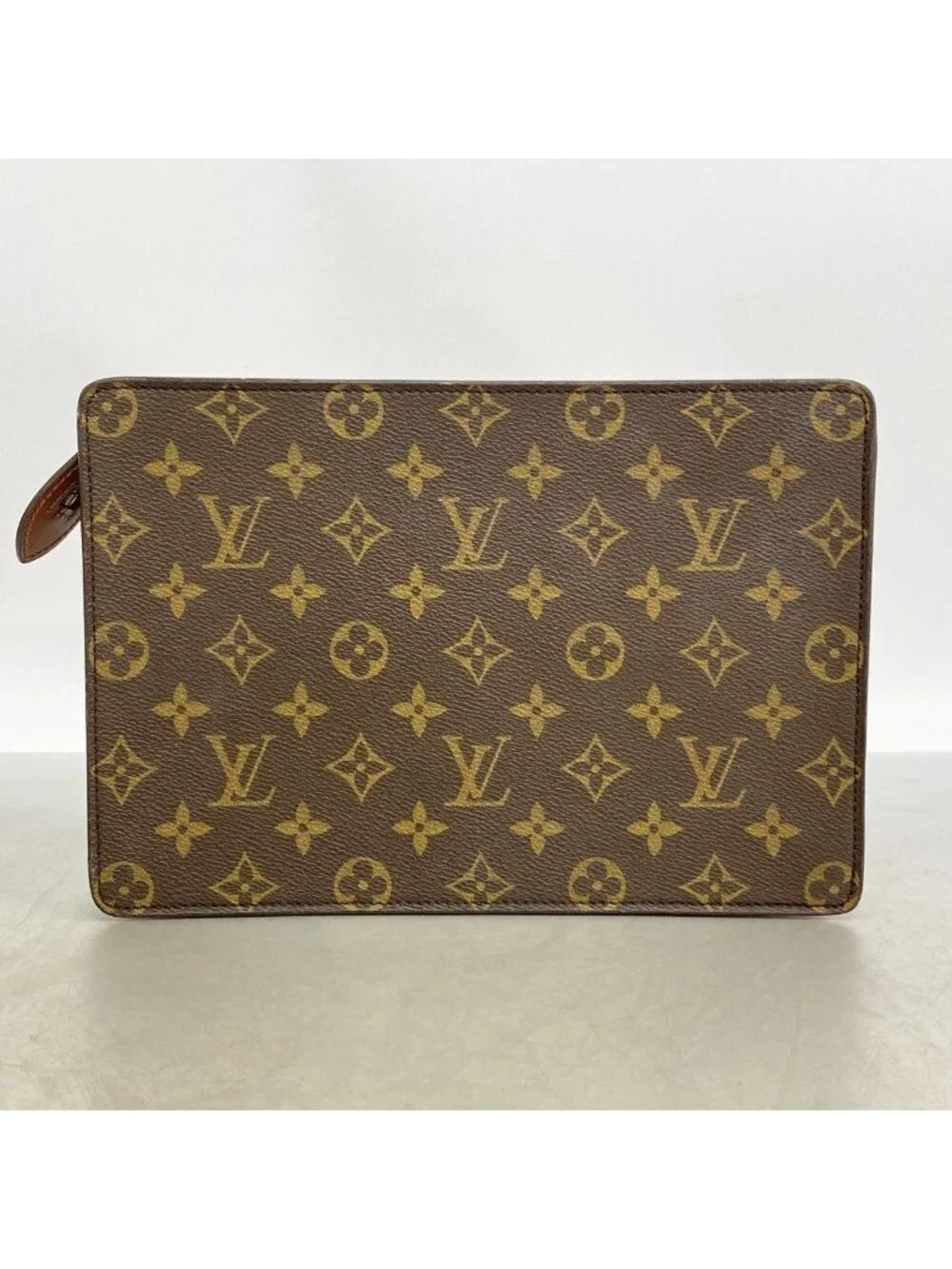 Louis Vuitton Clutch Monogram Pochette Homme Brown